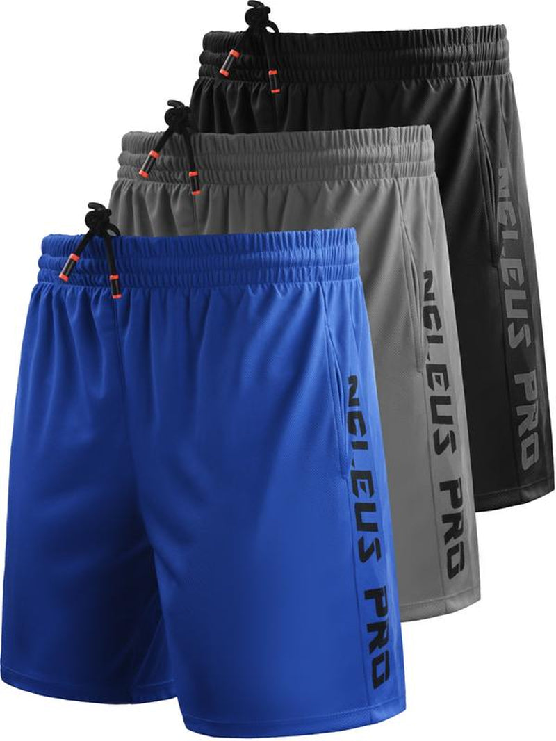 NELEUS Outdoorfun Men'S Lightweight Workout Athletic Shorts with Pockets