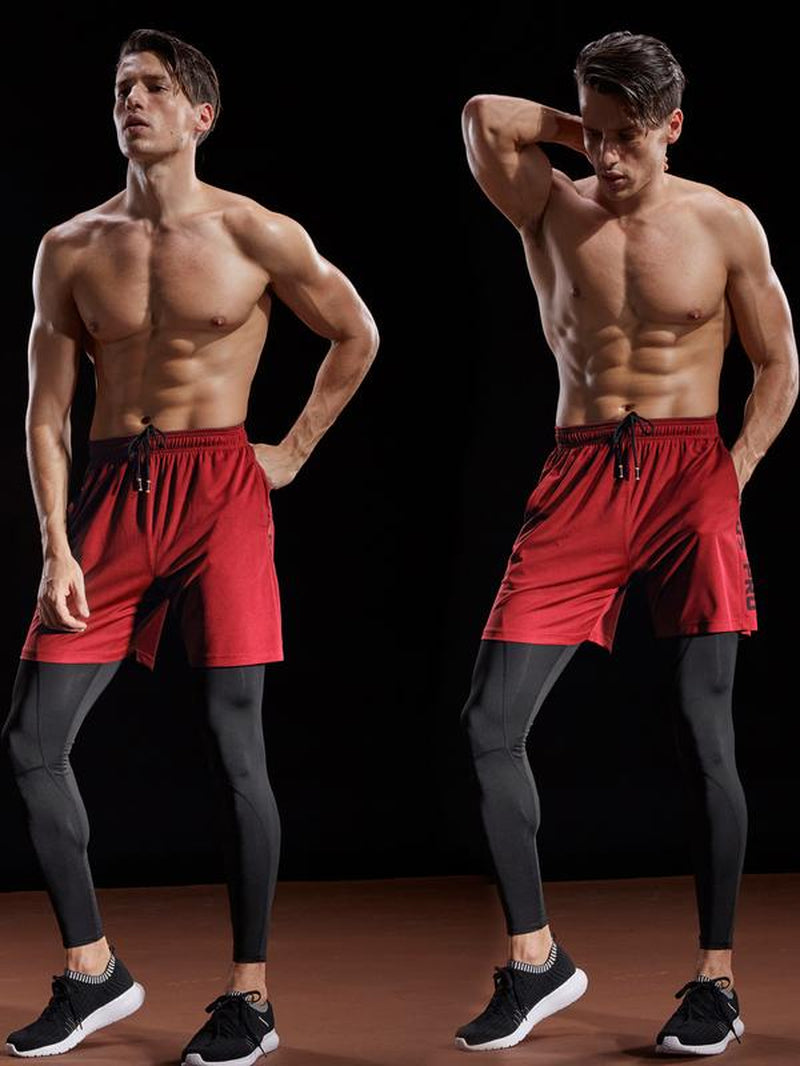 NELEUS Outdoorfun Men'S Lightweight Workout Athletic Shorts with Pockets