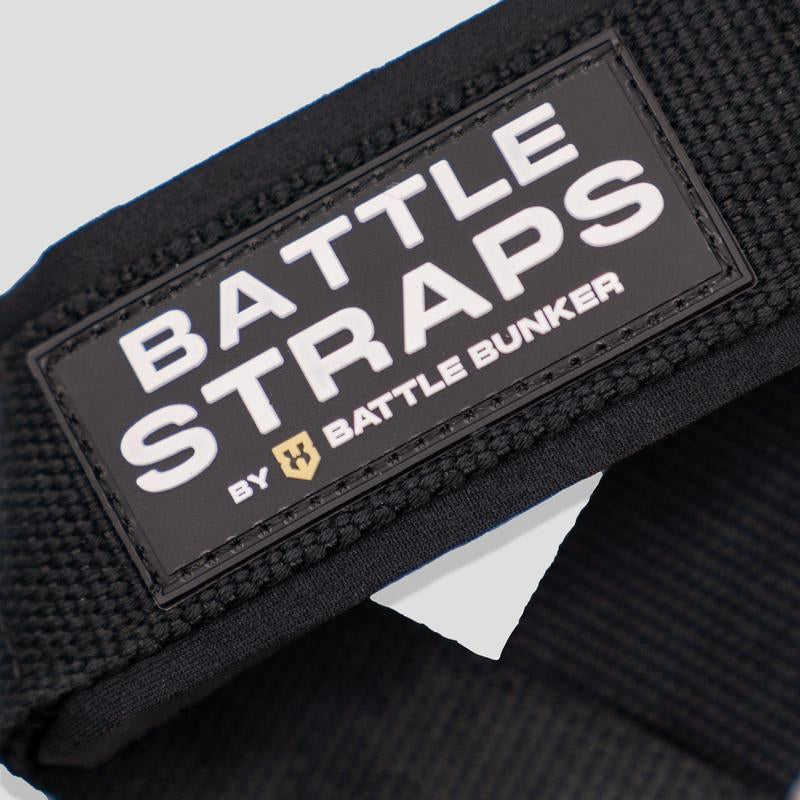 Battle Bunker Lifting Straps 18" Length, 2 Straps per Pack for Powerlifting, Bodybuilding, and Hybrid Fitness - Premium Padded Design