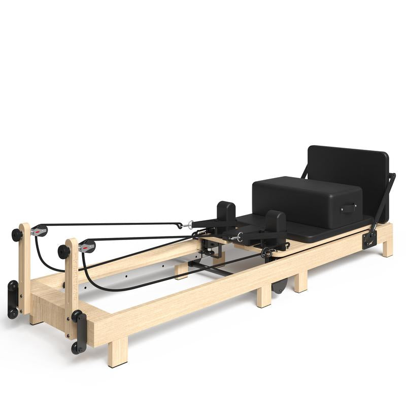 Foldable Pilates Reformer Machine for Home Gym | 400LB Capacity & Adjustable Resistance (Springs + Cords) | Professional Equipment with Jump Board