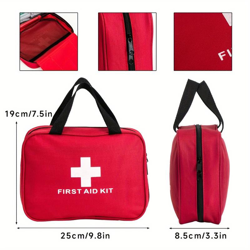 【Local Seller Promise Won'T Raise Price】110 Pcs/184 Pcs First Aid Kit Multi-Purpose Portable Emergency Home Supplies Bag for Outdoor Hiking, Camping, and More