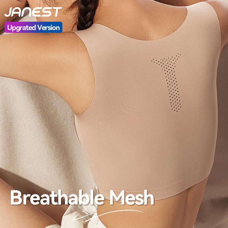 Seamless Padded Sports Bra Women'S Wireless Yoga Bra