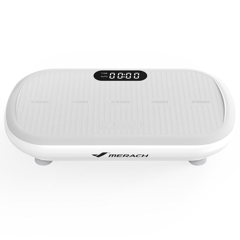 MERACH High-Power Vibration Plate Exercise Machine,440Lbs Weight Capacity, Bluetooth Remote Control, 4 Workout Modes for Efficient Fat Burning, Outdoorfun