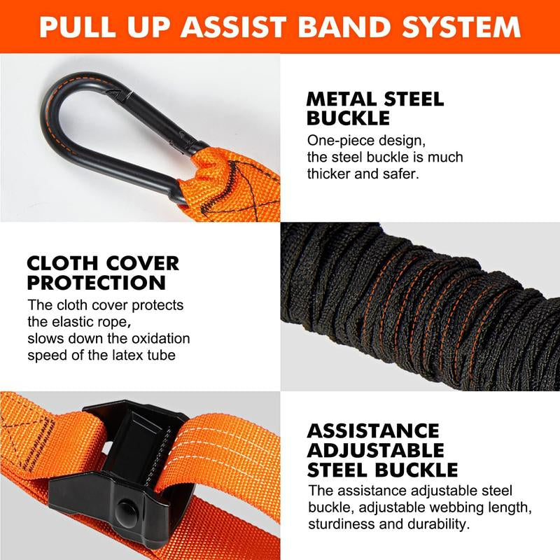 Pull up Assist Band, 1 Set Adjustable Weight Knee Support Strength Training, Strength Training Equipment for Home Gym Workout, Stretch Rope, Workout Equipment