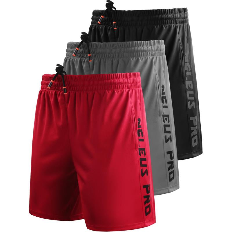 NELEUS Outdoorfun Men'S Lightweight Workout Athletic Shorts with Pockets