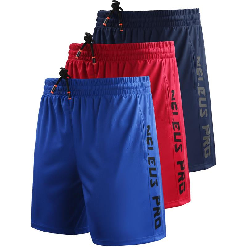 NELEUS Outdoorfun Men'S Lightweight Workout Athletic Shorts with Pockets