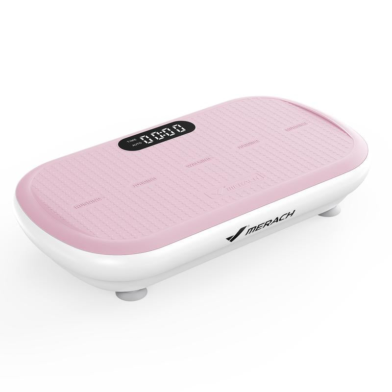 MERACH High-Power Vibration Plate Exercise Machine,440Lbs Weight Capacity, Bluetooth Remote Control, 4 Workout Modes for Efficient Fat Burning, Outdoorfun