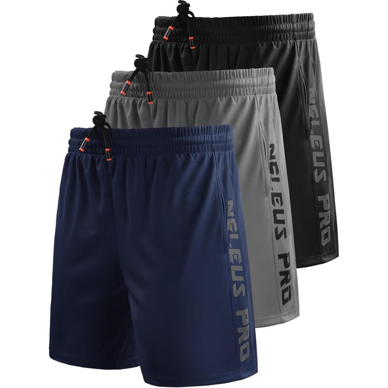 NELEUS Outdoorfun Men'S Lightweight Workout Athletic Shorts with Pockets