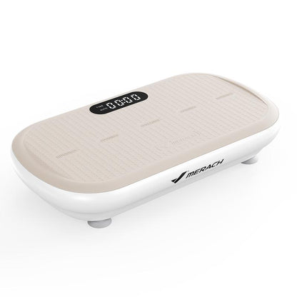 MERACH High-Power Vibration Plate Exercise Machine,440Lbs Weight Capacity, Bluetooth Remote Control, 4 Workout Modes for Efficient Fat Burning, Outdoorfun