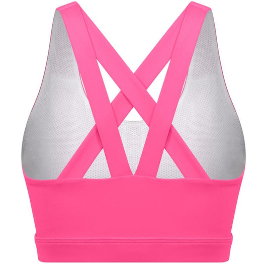 RUNNING GIRL Sports Bra for Women Criss-Cross Back Padded Strappy Sports Bras High Support Gym Bra with Removable Cups Underwear Bra