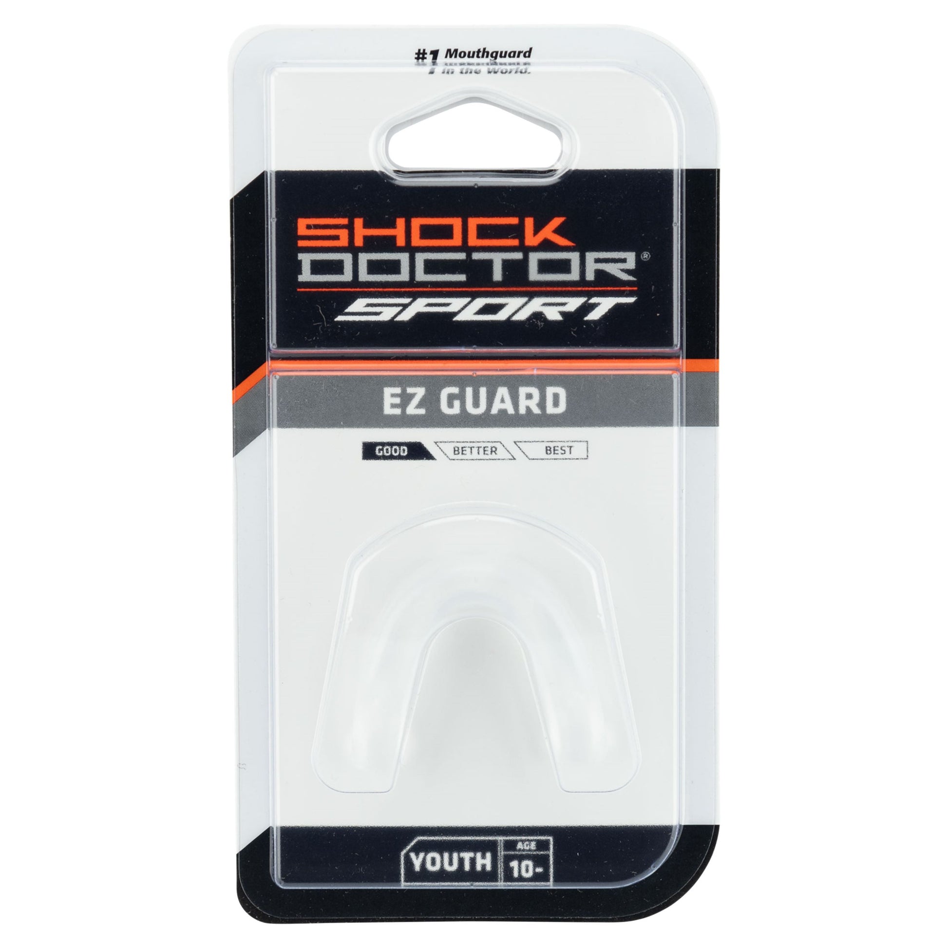 EZ Sport Clear Sports Mouth Guard, Adult, Clear