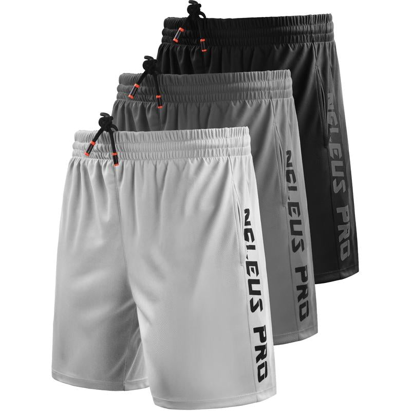 NELEUS Outdoorfun Men'S Lightweight Workout Athletic Shorts with Pockets